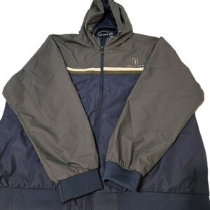 PGA Tour Hooded Full Zip Long Sleeve Windbreaker Jacket Size XXL NWOT